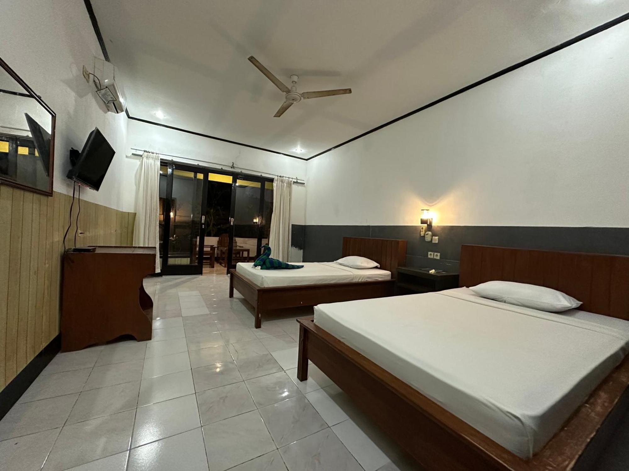 Creative Bungalow Beach Front Gili Trawangan Exterior foto